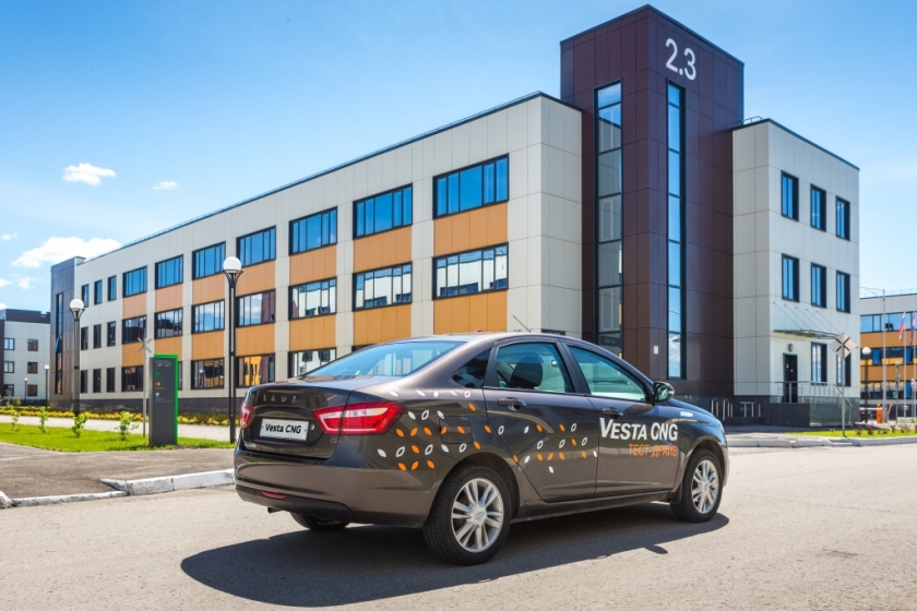 LADA Vesta CNG - началось серийное производство битопливной версии автомобиля