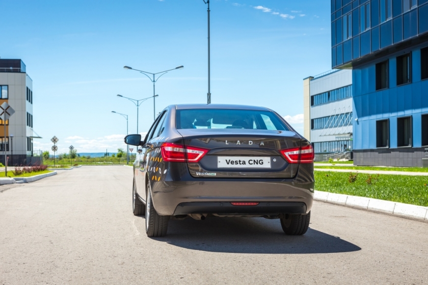 LADA Vesta CNG - началось серийное производство битопливной версии автомобиля