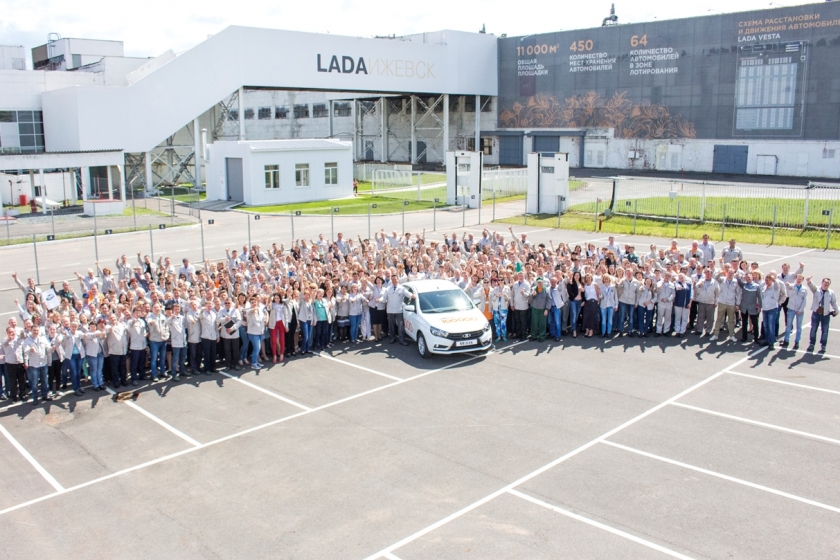 100 000-ая LADA Vesta произведена в Ижевске